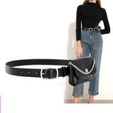 Mini Waist Bag PU Leather Fanny Pack Women Bag HPS1191