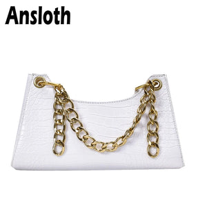 Crocodile Pattern PU Leather Women Bag Shoulder Bag Ladies HPS943