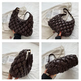 Plaid Shoulder Bag Women Handbag PU Leather Lady Hobos HPS1217