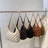 Plaid Shoulder Bag Women Handbag PU Leather Lady Hobos HPS1217