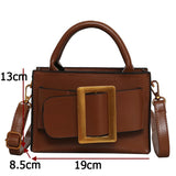 Retro PU Leather Women's Small Flap Bag Shoulder Bags