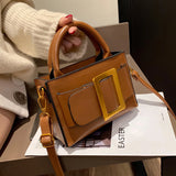 Retro PU Leather Women's Small Flap Bag Shoulder Bags
