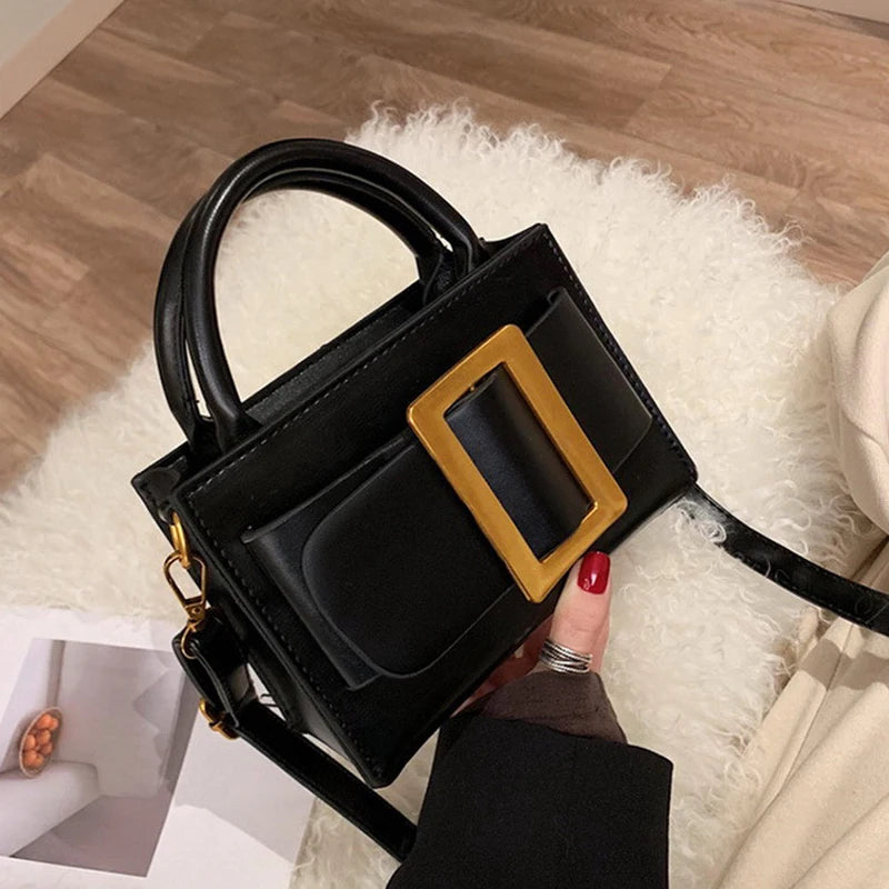 Retro PU Leather Women's Small Flap Bag Shoulder Bags