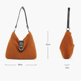 Soft Wool Plush Women Shoulder Bags Winter Style Underarm Bags Hot HPS998