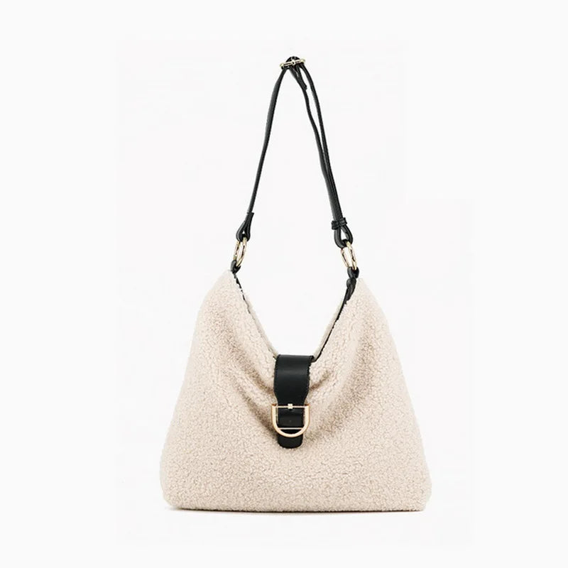 Soft Wool Plush Women Shoulder Bags Winter Style Underarm Bags Hot HPS998