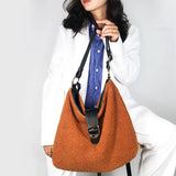 Soft Wool Plush Women Shoulder Bags Winter Style Underarm Bags Hot HPS998