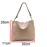 Women's PU Leather Shoulder Bag Large Capacity Handbag Lady HPS1037