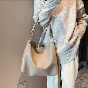 Women's PU Leather Shoulder Bag Large Capacity Handbag Lady HPS1037