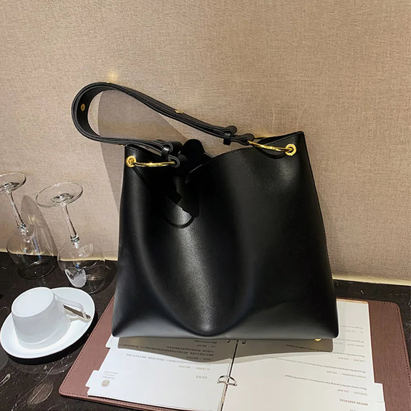 Women's PU Leather Shoulder Bag Large Capacity Handbag Lady HPS1037