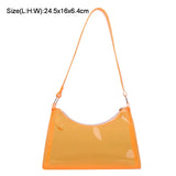 Summer Women's Transparent Handbags Jelly Bag Ladies Shoulder Beach Bag HPS131