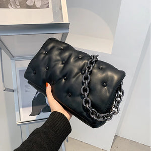 Vintage Denim Shoulder Bag Chain Handbag HPS1046