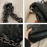 Vintage Denim Shoulder Bag Chain Handbag HPS1046