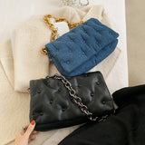 Vintage Denim Shoulder Bag Chain Handbag HPS1046