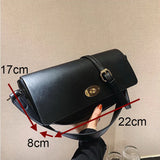 Vintage PU Leather Shoulder Bag Mini Square Lady Handbag HPS1036