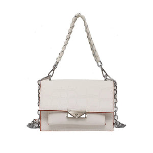 Crocodile Pattern Shoulder Bag Women Handbag PU Leather Flap Lady HPS1024