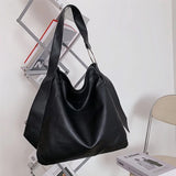 Soft PU Leather Shoulder Bags Large Capacity Totes Bag Vintage