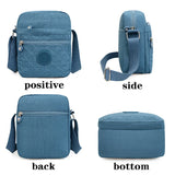 Water Resistant Nylon Shoulder Bag for Women