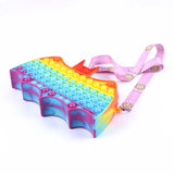 Anti-Stress Silicone Push Bubble Shoulder Bags for Women