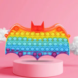 Anti-Stress Silicone Push Bubble Shoulder Bags for Women