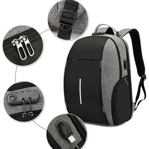 Anti-Theft Laptop Backpack 15.6 Inch Waterproof Travel Urban School Bag