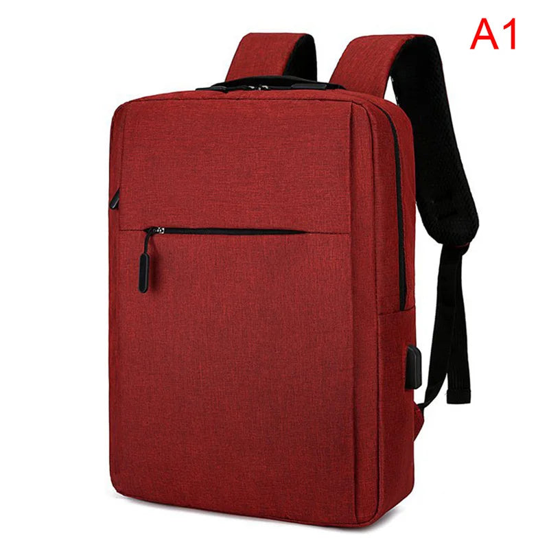 Anti Theft Enlarge Backpack USB External Charge 14-inch Laptop Men