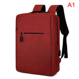 Anti Theft Enlarge Backpack USB External Charge 14-inch Laptop Men