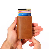RFID Metal Business Card Holder Wallet Slim Mini Men Women Purse Cardholder