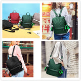 Plaid Laptop Backpack Anti Theft Casual Daypack Women's Travel Bag