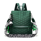 Plaid Laptop Backpack Anti Theft Casual Daypack Women's Travel Bag
