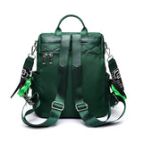 Plaid Laptop Backpack Anti Theft Casual Daypack Women's Travel Bag