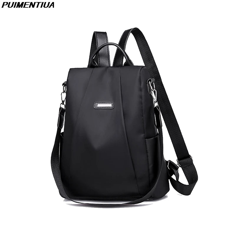 Anti Theft Women Backpacks Nylon Travel Laptop Backpack Waterproof