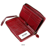 RFID Leather Lady's Wallet Large Capacity Card Pocket