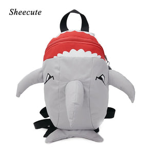 3D Shark Kindergarten Backpack for Kids