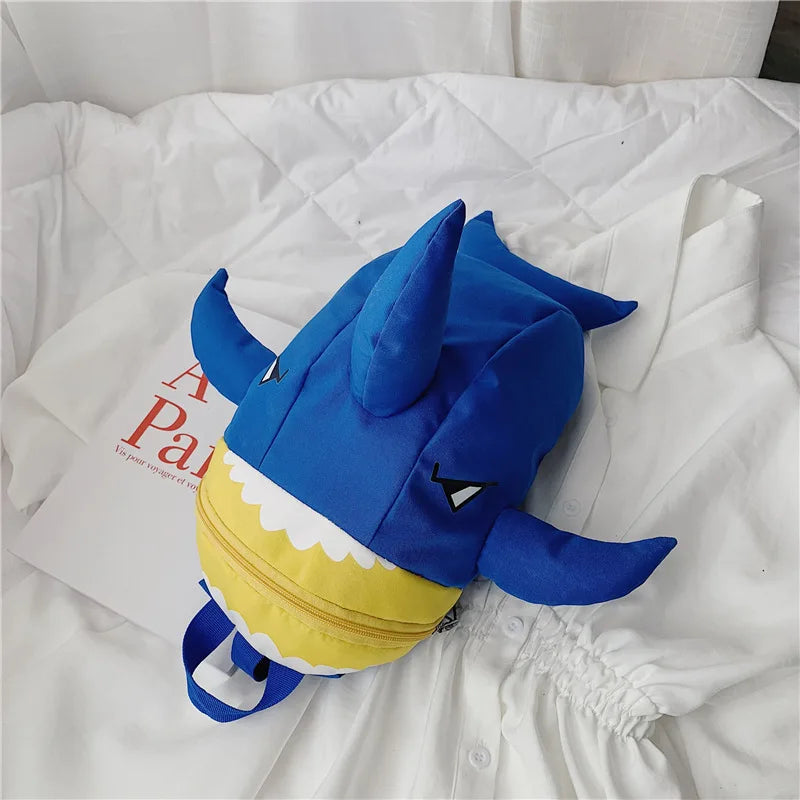 3D Shark Kindergarten Backpack for Kids