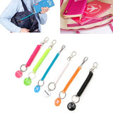 Anti-lost Strap Key Chain Phone Passport Pouch Wallet Purse Travel Accessory