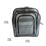 Anti-static Clear PVC Backpack Cleanroom Engineer Tool Bag