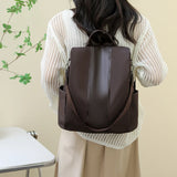 Anti-theft Women's Backpack Oxford Cloth Schoolbag