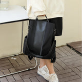 Anti-theft Women's Backpack Oxford Cloth Schoolbag