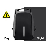 Anti-theft Backpack 15.6 inch Laptop Travel Rucksack Large Capacity USB Charge