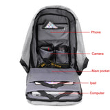 Anti-theft Backpack Bag 15.6 Inch Laptop Men Mochila Male Waterproof Back Pack