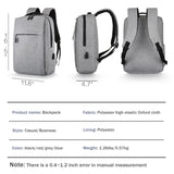 Anti-theft Backpack Bag 15.6 Inch Laptop Men Waterproof Back Pack Large Capacity