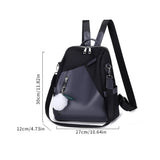 Anti-theft Backpack for Women Girls Shoulder Bag Student Teen Daypack