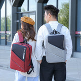 Anti-theft Laptop Rucksack Travel Backpack USB Charge Business College Student B