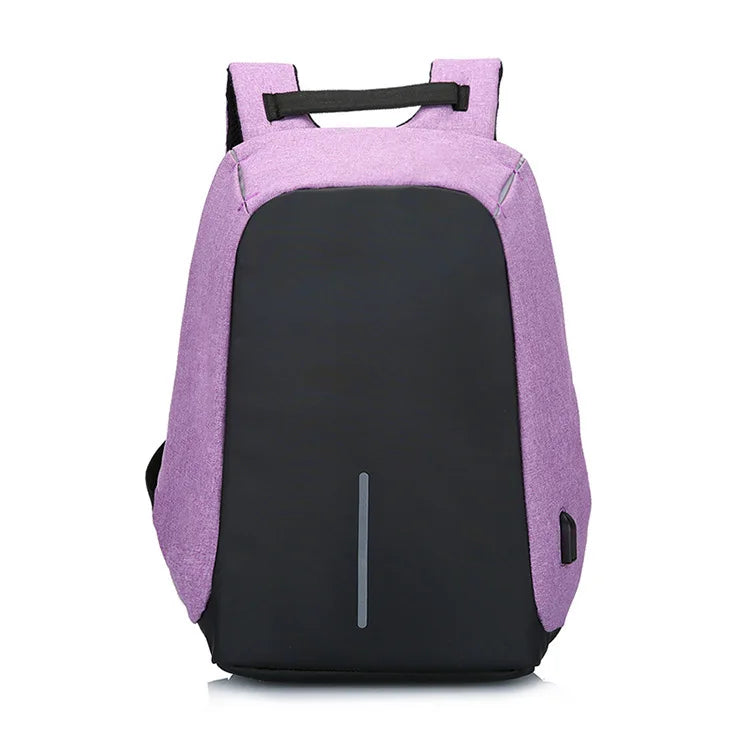 Anti-theft Laptop Rucksack Business USB College School Backpack