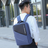Anti-theft Laptop Rucksack Travel Backpack USB Charge Business College Student B