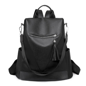 Anti-theft Splicing Backpack Lightweight Oxford Travel Schoolbag