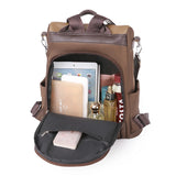 Anti-theft Splicing Backpack Lightweight Oxford Travel Schoolbag