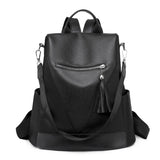 Anti-theft Splicing Backpack Lightweight Oxford Travel Schoolbag