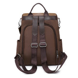 Anti-theft Splicing Backpack Lightweight Oxford Travel Schoolbag