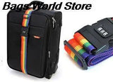 Rainbow Luggage Strap W/ Password Lock